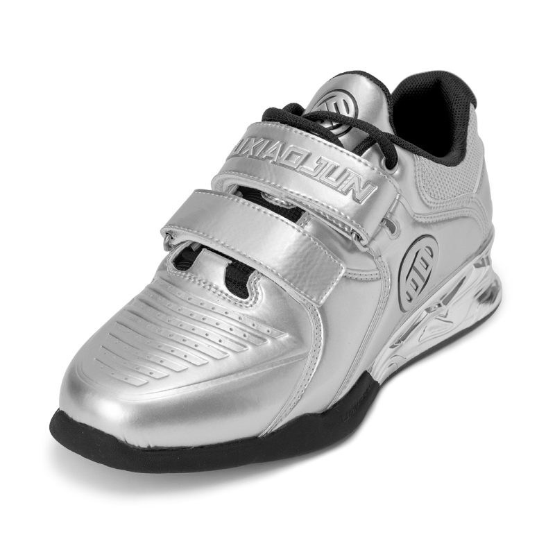 Luxiaojun Silver Weightlifting Shoes1