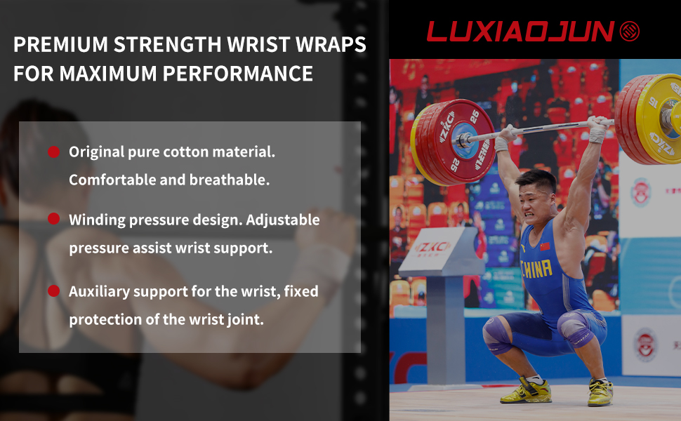 Luxiaojun Cotton Wrist Wraps